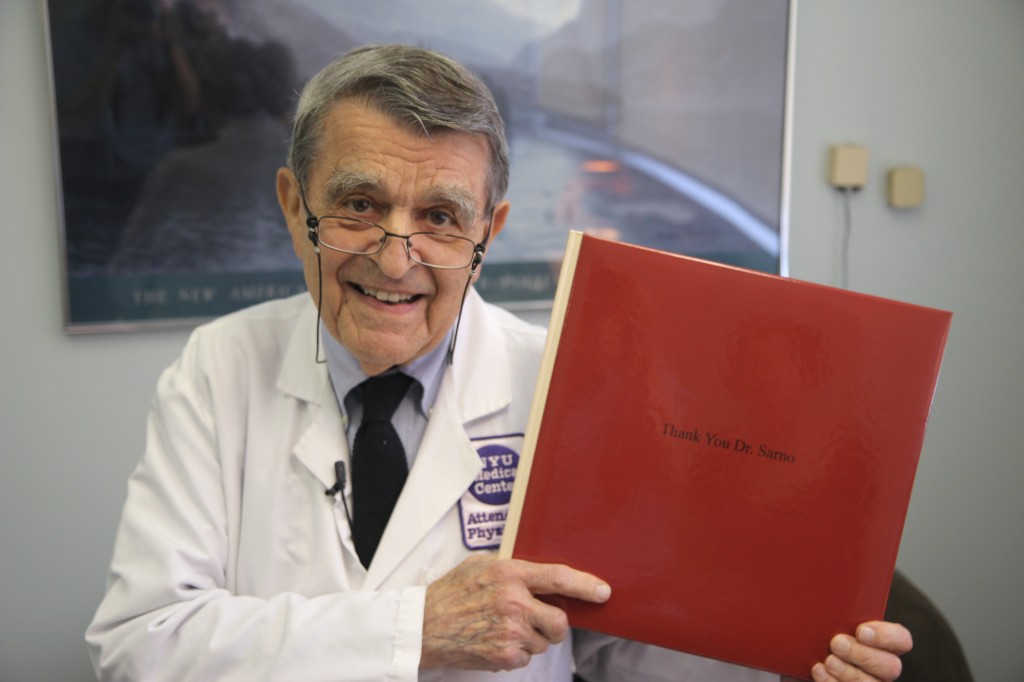 an image of Dr. Sarno with the Thank You book